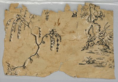 Sidovägg - fragment av Unknown artist