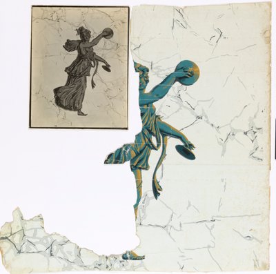 Sidovägg - fragment av Unknown artist