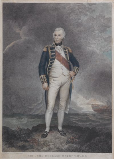 Sir John Borlase Warren (1753-1822) av Unknown artist