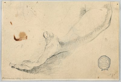 Skiss: Underarm av Unknown artist