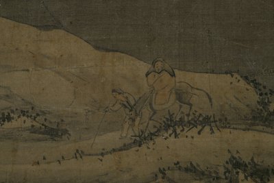 Snölandskap, mellan 1368 och 1644 (bläck, siden) av Unknown artist