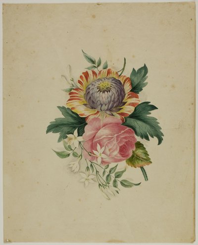 Spray av blommor av Unknown artist