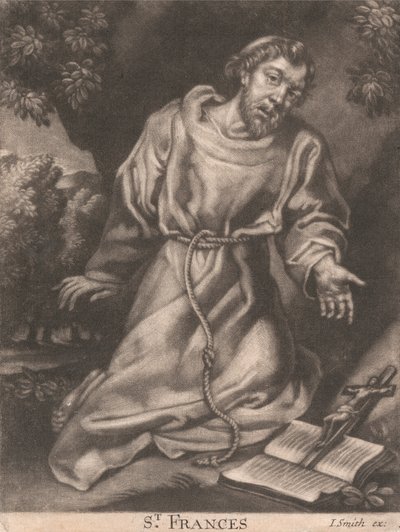 St Francis av Unknown artist