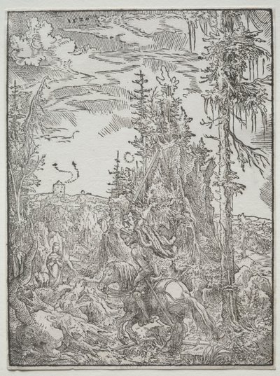 St George och draken av Unknown artist