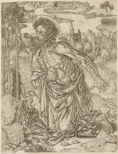 S:t Hieronymus i bot av Unknown artist