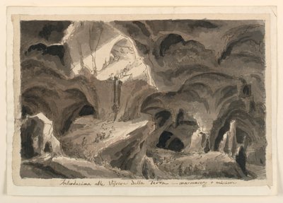 Scenografi, grottor av Unknown artist