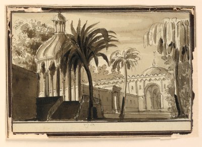 Scenografi, Oriental Gardens av Unknown artist