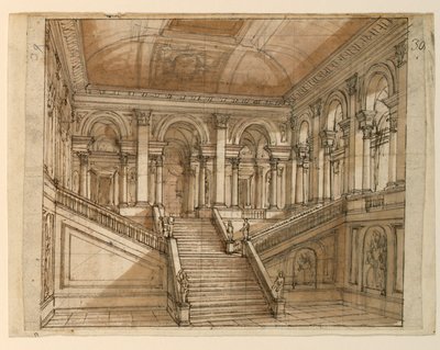 Scenografi, Palace interiör av Unknown artist