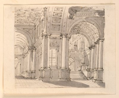 Scenografi, Palace interiör av Unknown artist