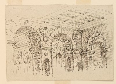 Scenografi, Palace interiör av Unknown artist