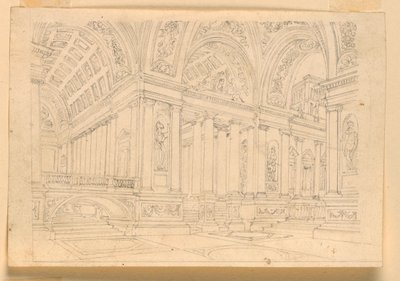 Scenografi, Palace interiör av Unknown artist