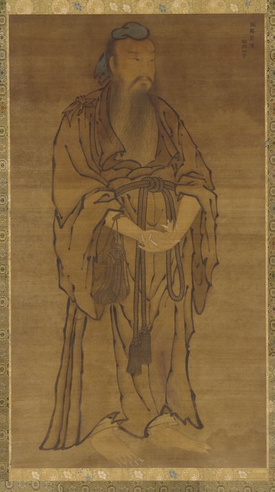 Stående figur av Lü Dongbin av Unknown artist
