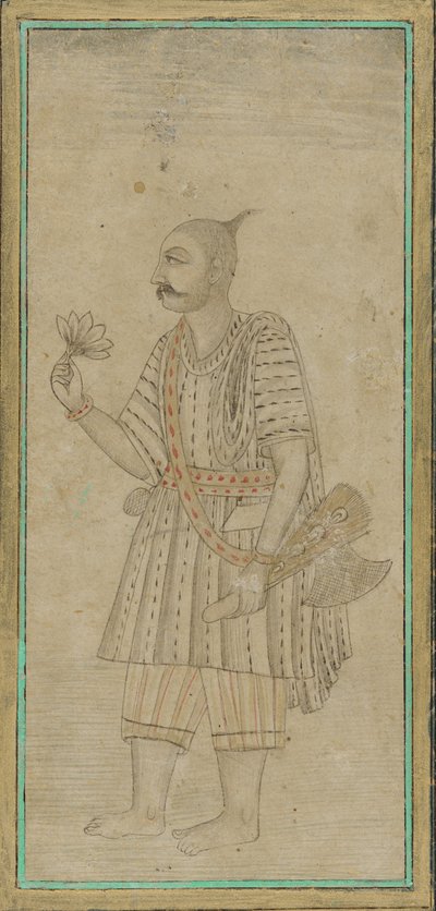 Stående figur av en man, en sadhu av Unknown artist