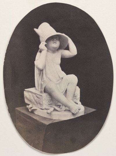 Staty of a Youth in Large Hat (från ett John R. Johnston-album) av Unknown artist