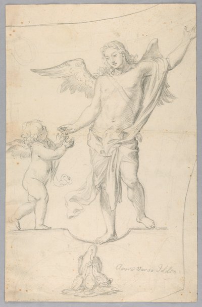 Studie för allegorisk målning av Unknown artist