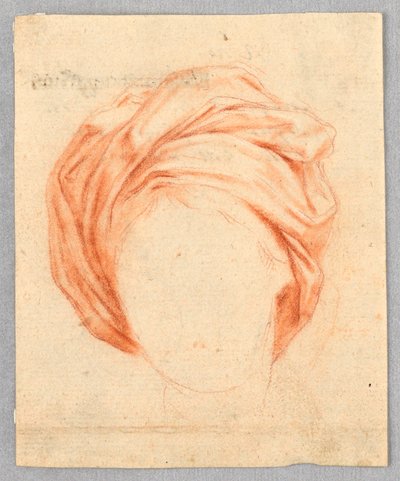 Studie av en turban av Unknown artist