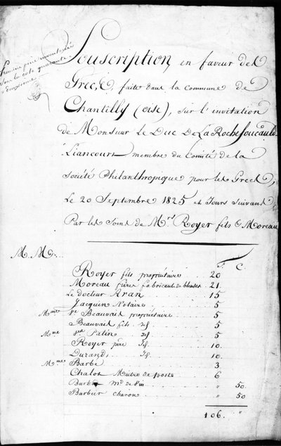 Prenumeration, 20 september av Unknown artist