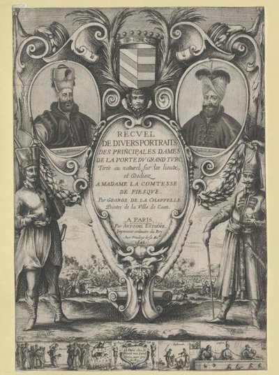 Sultan av Turkiet Murat IV (tryck) av Unknown artist