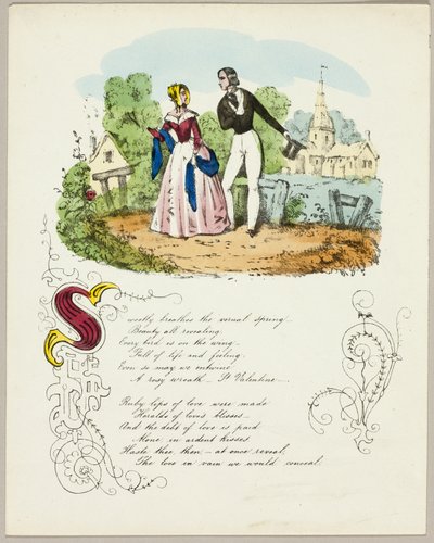 Ljuvt andas den vårliga våren (valentin) av Unknown artist