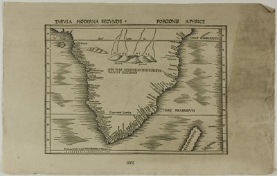 Tabula Moderna Secunde Porcionis Aphrice av Unknown artist