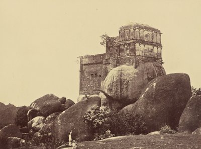 Templet vid Mutti Mahal. Jubblepore av Unknown artist