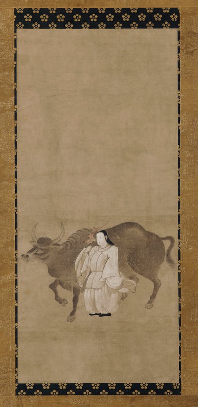 Tenjin (Sugawara no Michizane) Med plan x av Unknown artist