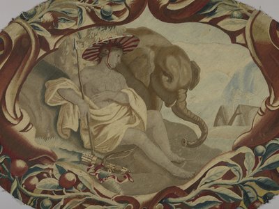 Textil av Unknown artist