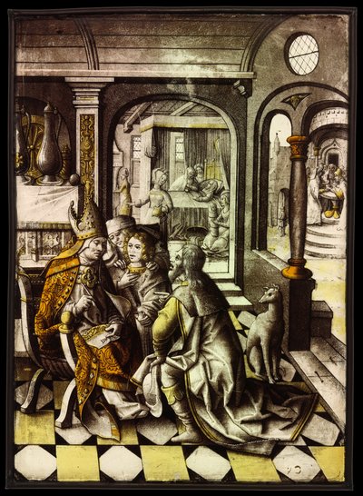 Johannes Döparens födelse och namngivning av Unknown artist