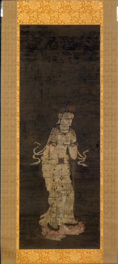 Bodhisattvan Seishi, från triptyken Amida-treenighetens tillvägagångssätt av Unknown artist