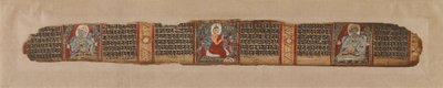 Buddha delar ut honung, från ett Prajnaparamita-manuskript av Unknown artist