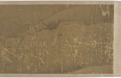 Cai Wenjis fångenskap (fyra scener) av Unknown artist