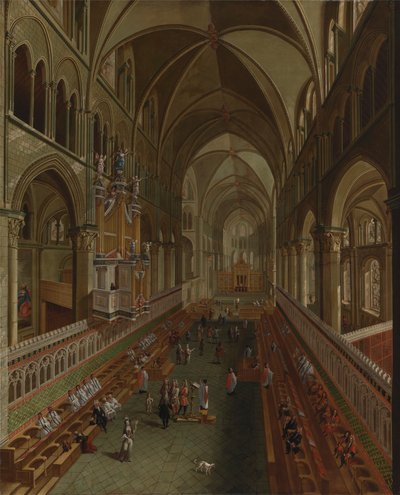 Kören, Canterbury Cathedral av Unknown artist
