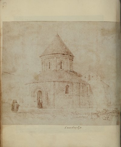 Den heliga gravens och Sankt Andreas kyrka, Cambridge. av Unknown artist