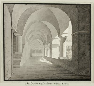 Klostret San Lorenzo Fuori le Mura, Rom av Unknown artist