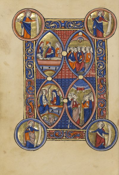 Gravläggningen; Kvinnorna vid graven; Himmelsfärden; Pingsten av Unknown artist