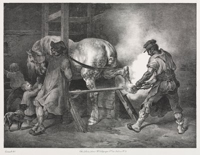 Den flamländska smeden av Unknown artist