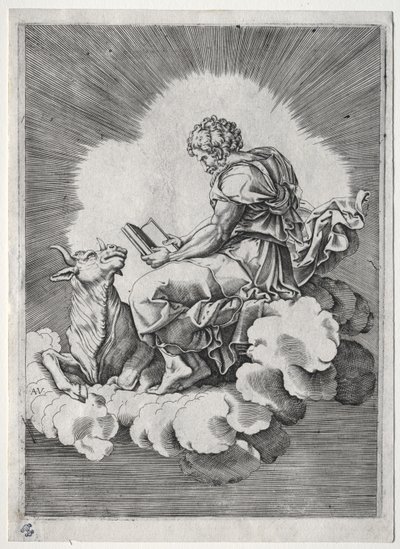 De fyra evangelisterna av Unknown artist