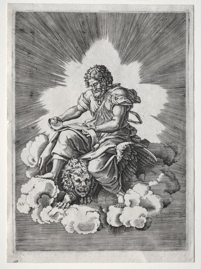 De fyra evangelisterna: Markus av Unknown artist