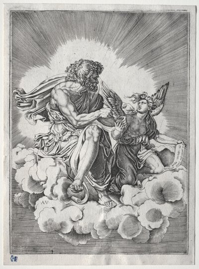 De fyra evangelisterna: St. Matteus av Unknown artist