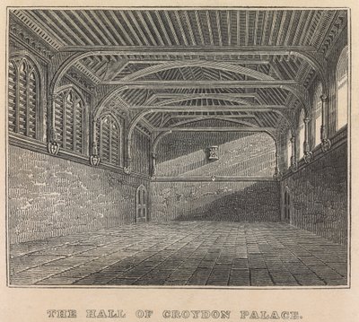Hallen av Croydon Palace; sida 82 (volym ett) av Unknown artist
