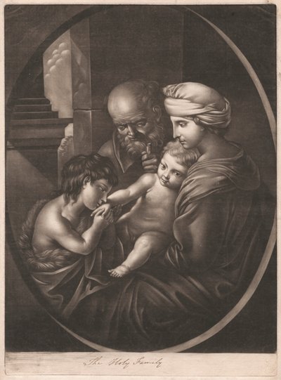 Den heliga familjen av Unknown artist