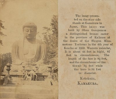 [Buddha från Kamakura] av Unknown artist