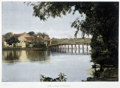Den lilla sjön i Hanoi - i "" Around the World", sent 1800-tal. av Unknown artist