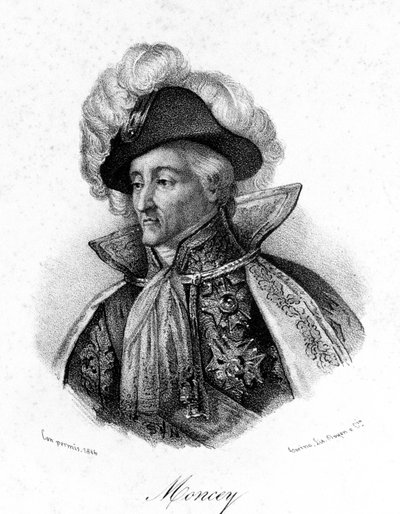 Marskalken av Moncey (1754-1842), hertig av Conegliano. av Unknown artist