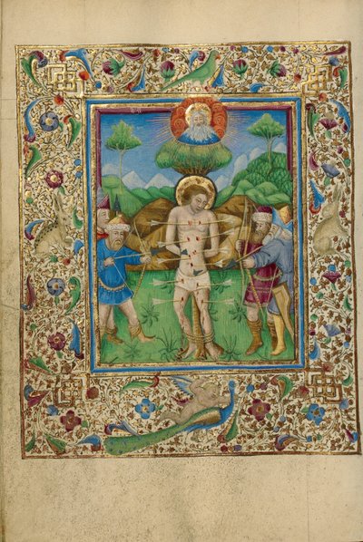 Sankt Sebastians martyrdöd av Unknown artist
