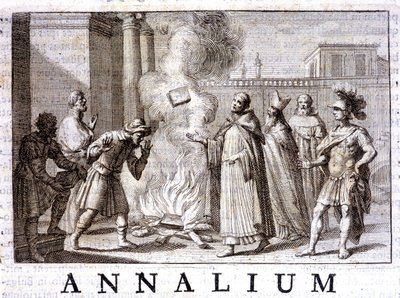 Miraklet av Saint Dominicas eld i "" Annals of the Order of Preachers"" av Thomas-Marie Mamachi, Rom av Unknown artist