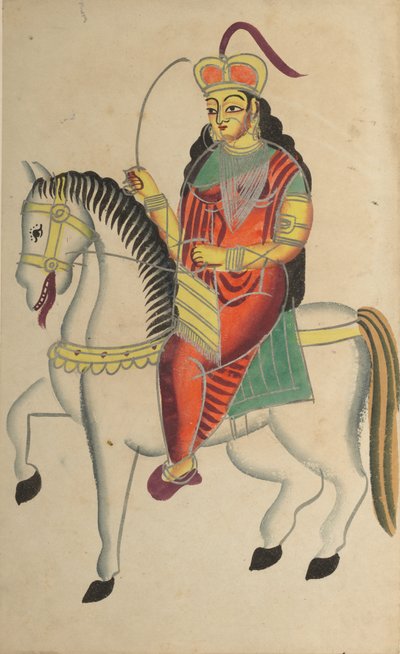 Myteriet av hjältinnan Rani Lakshmi Bai från Jhansi av Unknown artist