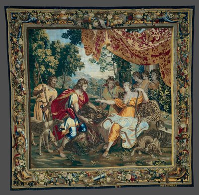 Offrandet av vildsvinshuvudet, från Berättelsen om Meleager och Atalanta av Unknown artist