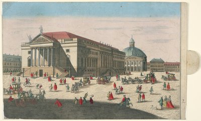 Operahuset och kyrkan St. Hedwig, Berlin av Unknown artist