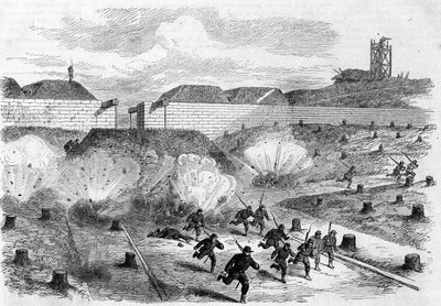 Pariskommunen 1871. Bombardement av Porte d